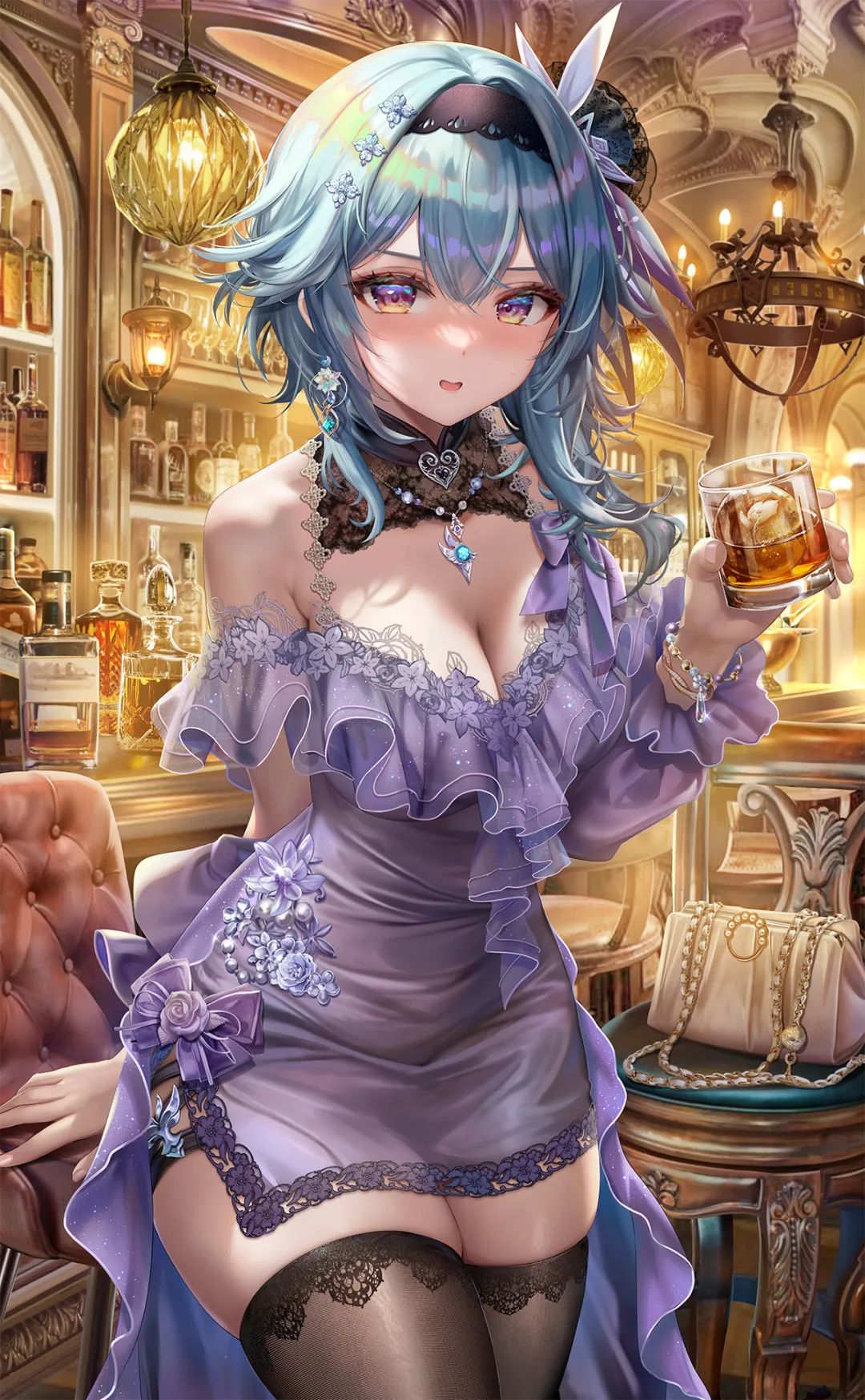 优菈美图:妩媚妖娆的优菈,能打动你的心吗?| 优菈壁纸表情包高清特辑