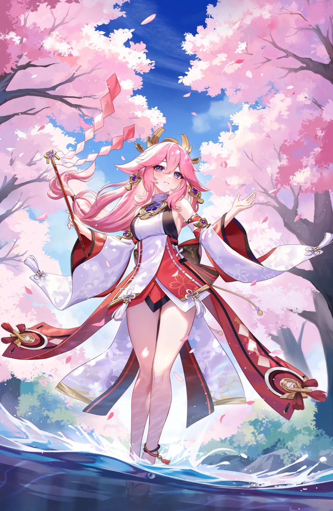 狐狸姐姐好迷人~神子也太撩了吧 | 《原神》八重神子壁纸特辑