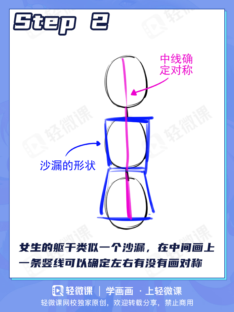 画画起稿总不准?教你一个万能人体画法!手残党必备!
