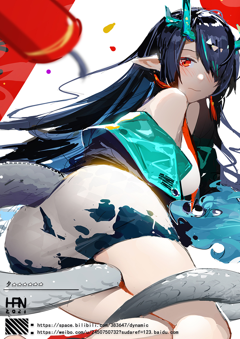 在博士面前能变得如此娇羞的人,估计只有夕了吧!!!《明日方舟》夕绝美壁纸特辑