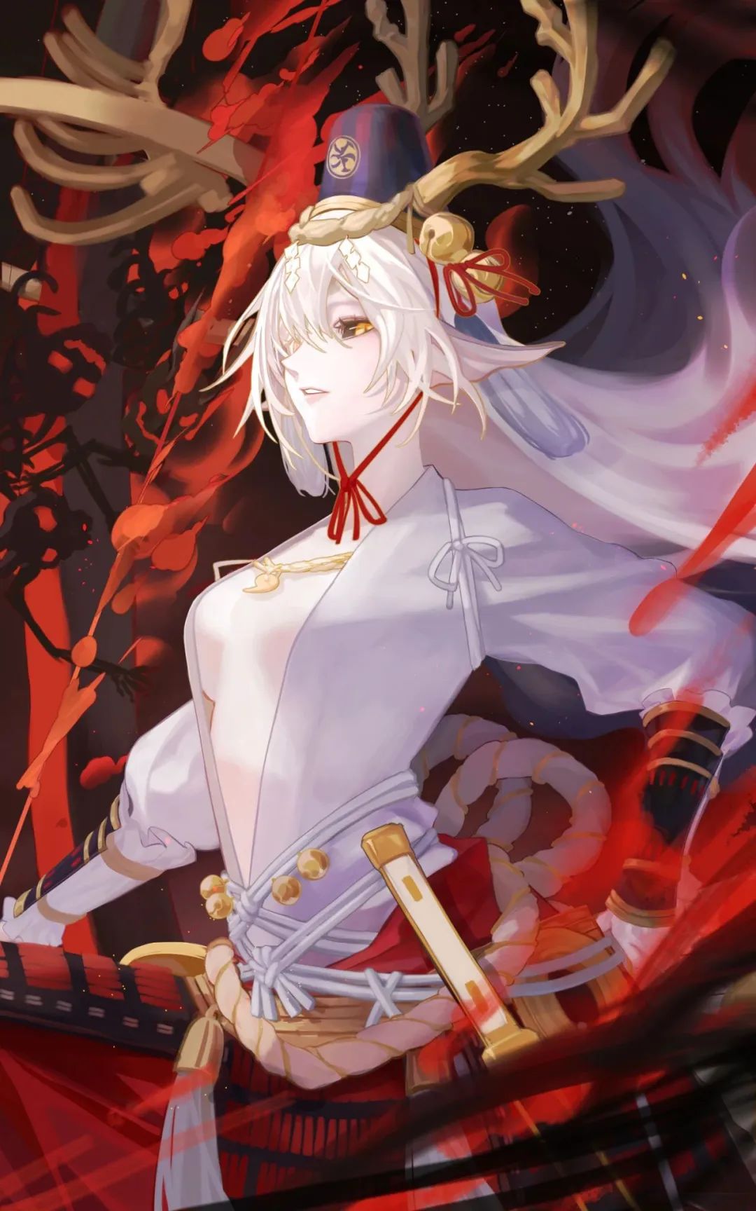 铃鹿御前美图:听说有人馋我身子?| 阴阳师铃鹿御前壁纸特辑