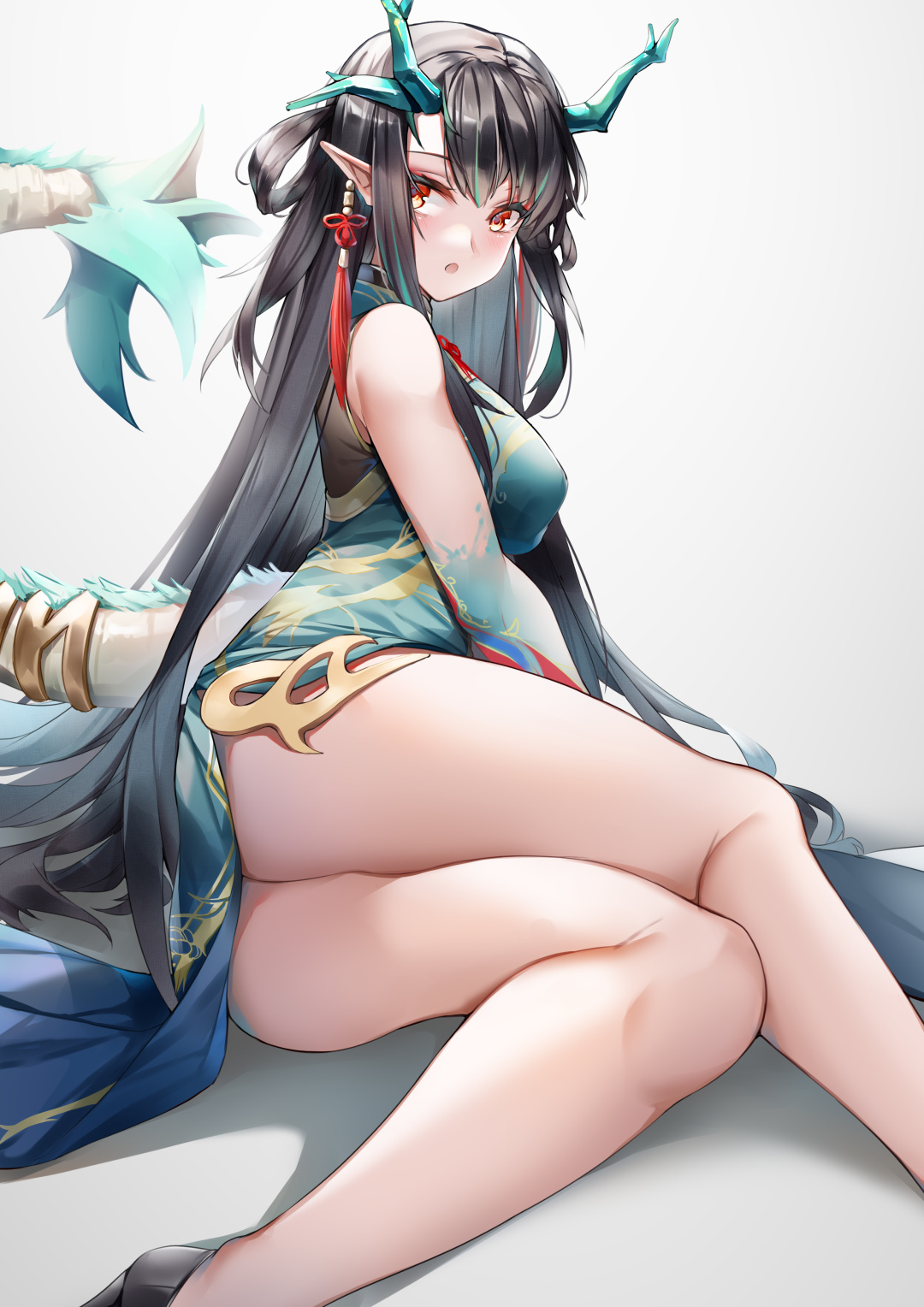 在博士面前能变得如此娇羞的人,估计只有夕了吧!!!《明日方舟》夕绝美壁纸特辑