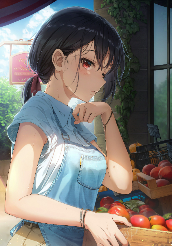 夏天女孩美图:出门小可爱,回来一道菜