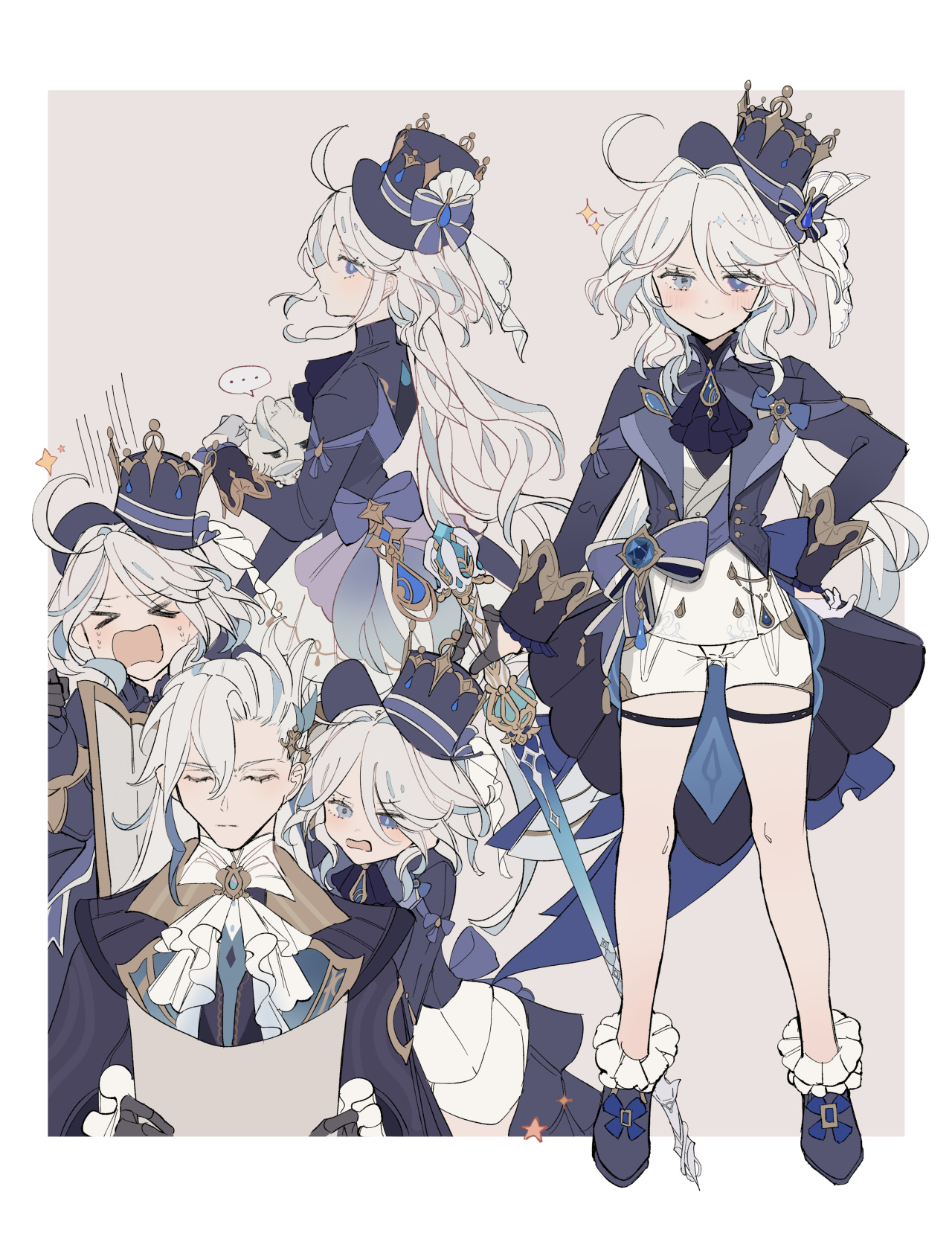 原神芙宁娜屠榜!这就是卖萌傲娇、人见人爱的水神吗?|【Pixiv】人气榜11月第2期