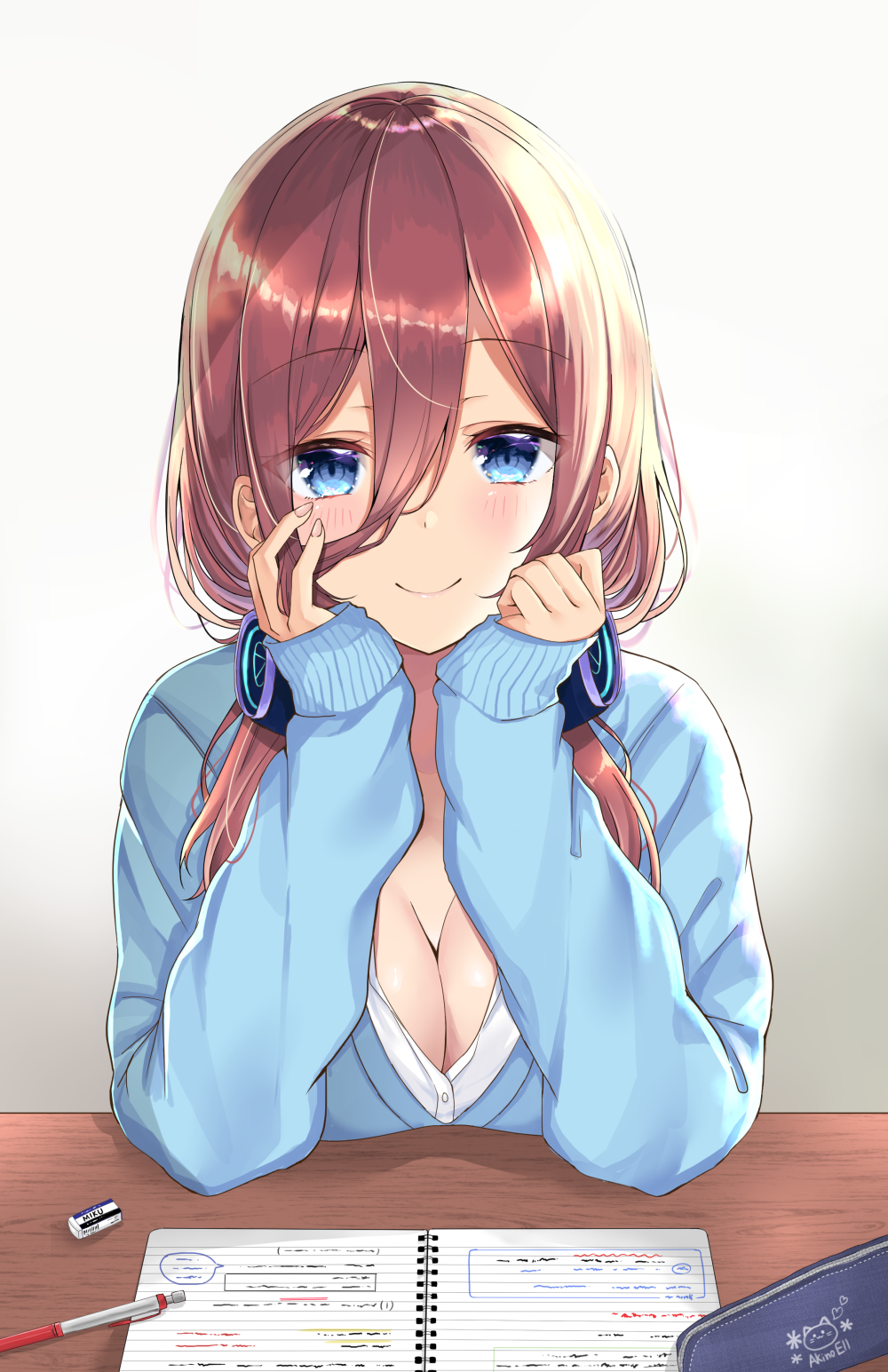 三玖:“你的耳机能借给我听听嘛?” |《五等分的新娘》美图合辑