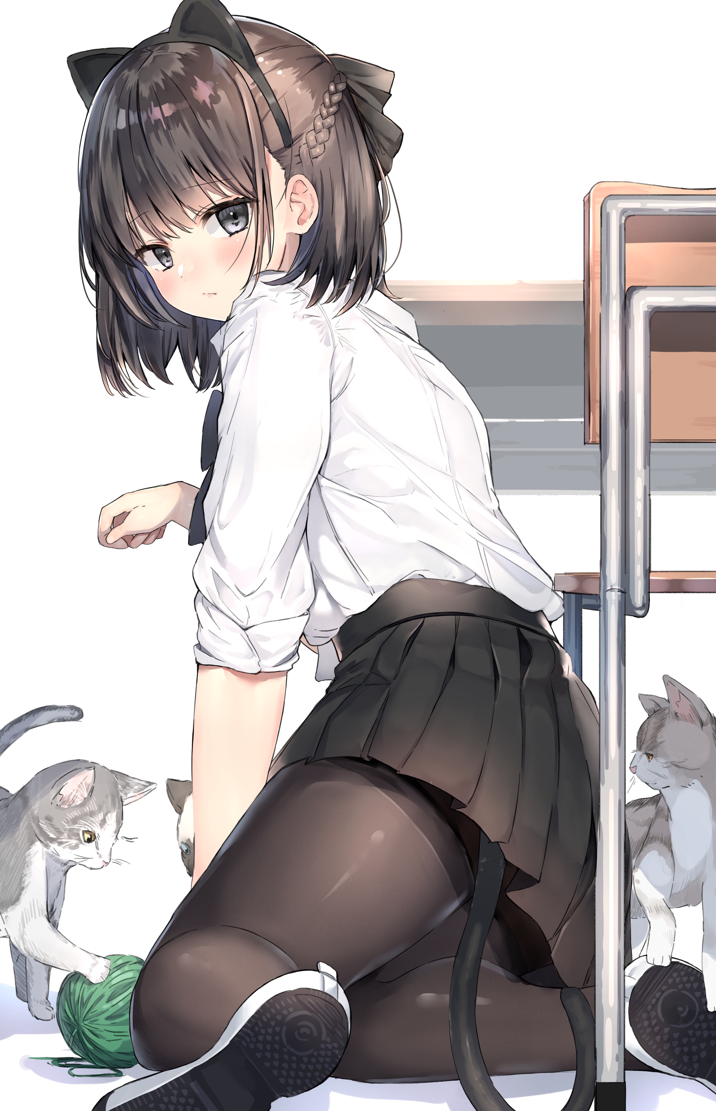 黑丝什么的最喜欢了! |黑丝水手服绝美壁纸合辑