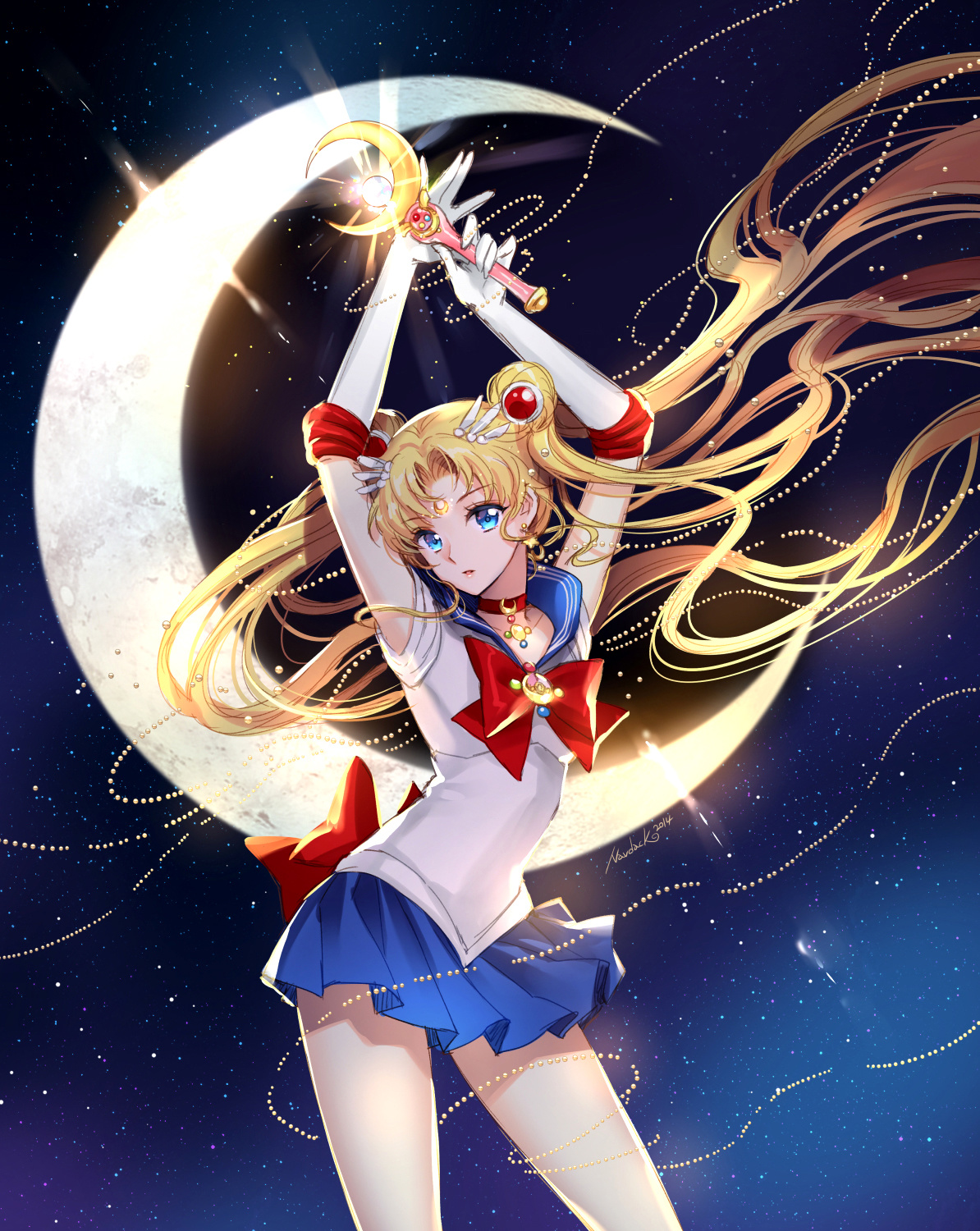 今夜月色真美~ | 月下女孩美图