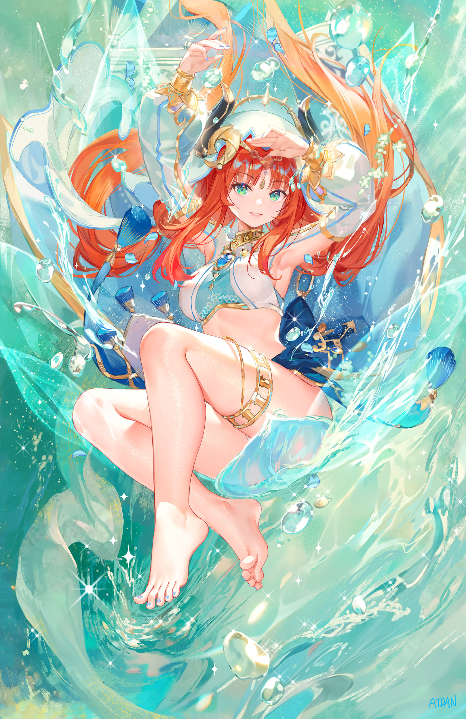 吸溜吸溜~这个腿也太白了!!!【Pixiv】人气榜单3月第4期