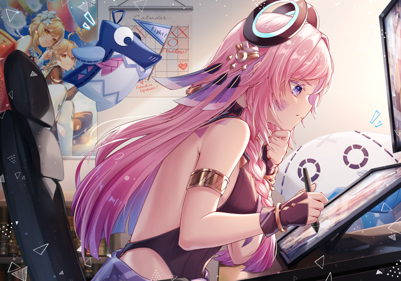 使出吃奶的力气!好重啊——!| 【Pixiv】人气榜4月第4期
