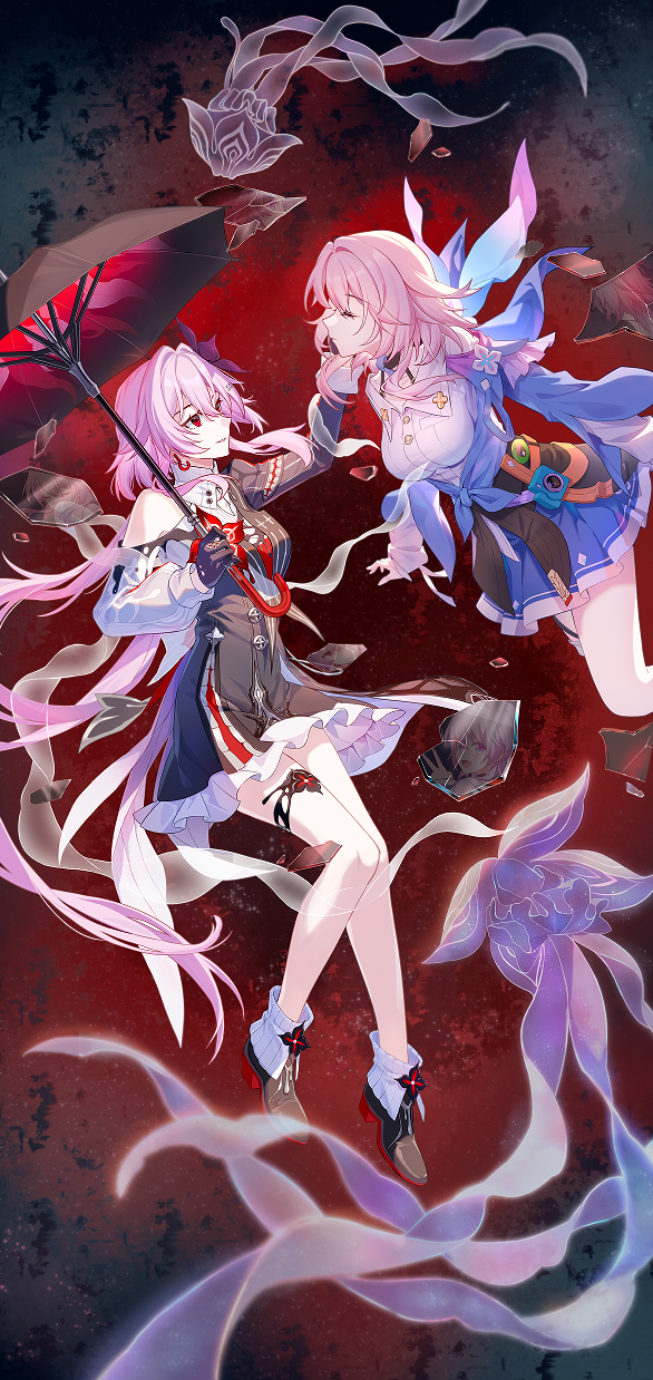 星穹铁道长夜月X三月七美图:我是你,你也是我。