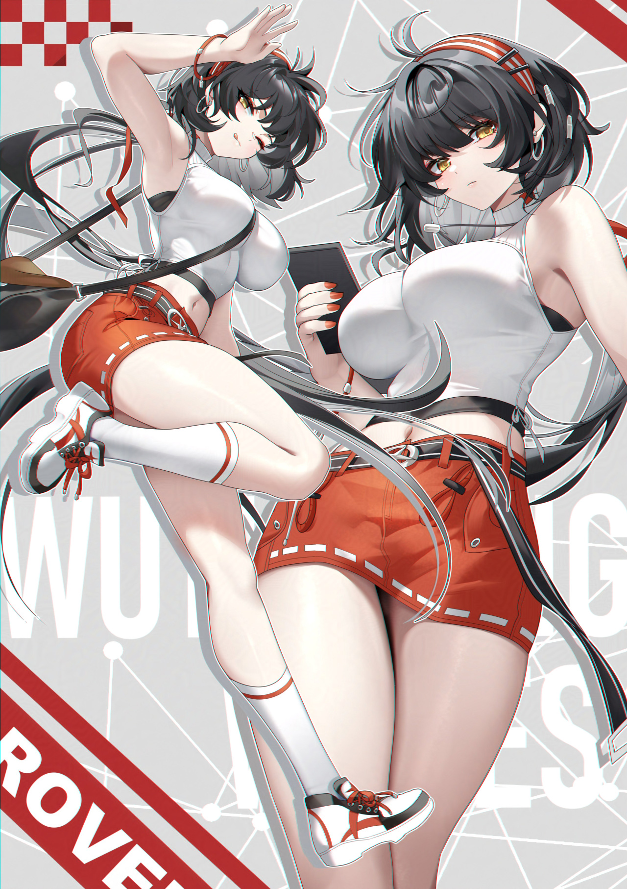 鸣潮女漂泊者美图:你有这么美丽性感的主角进入无音区……