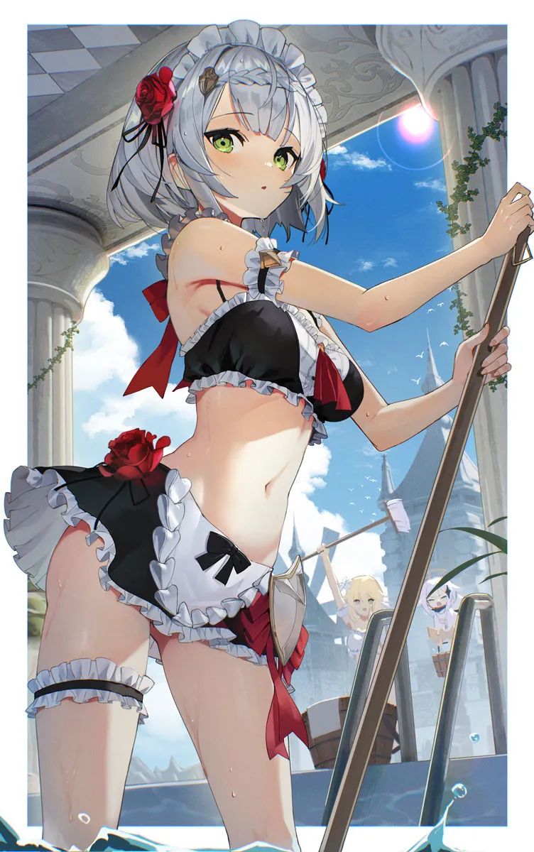 丝袜美腿、女仆装壁纸…爱了爱了!【Pixiv】人气榜7月第1期