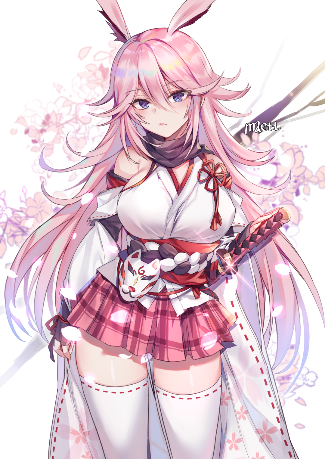 狐狸姐姐的巫女服好迷人! |巫女服绝美壁纸合集