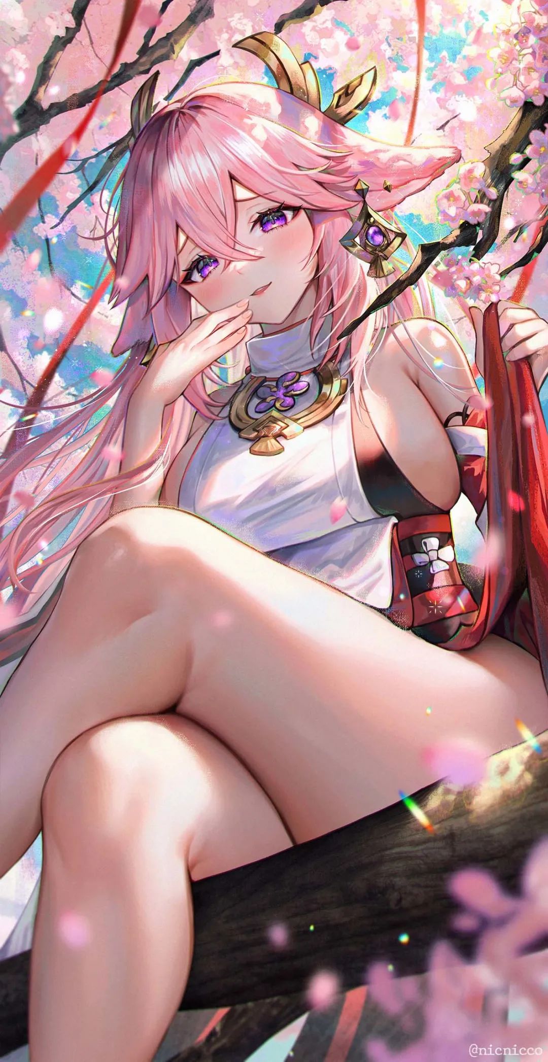 狐狸姐姐好迷人~神子也太撩了吧 | 《原神》八重神子壁纸特辑