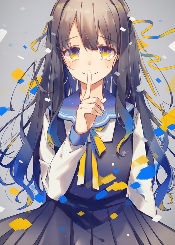 半脸哭泣的少女美图,半脸哭泣的少女图片 图片