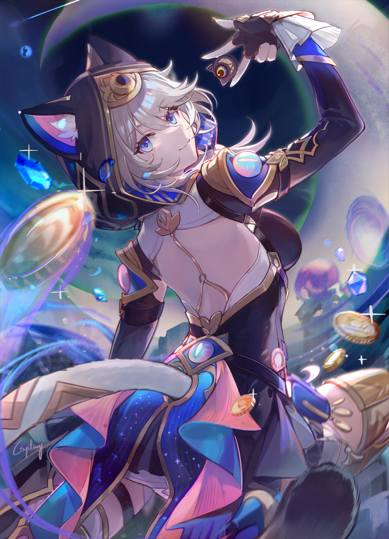 怎么?没见过修车的女孩? | 【Pixiv】人气榜7月第1期
