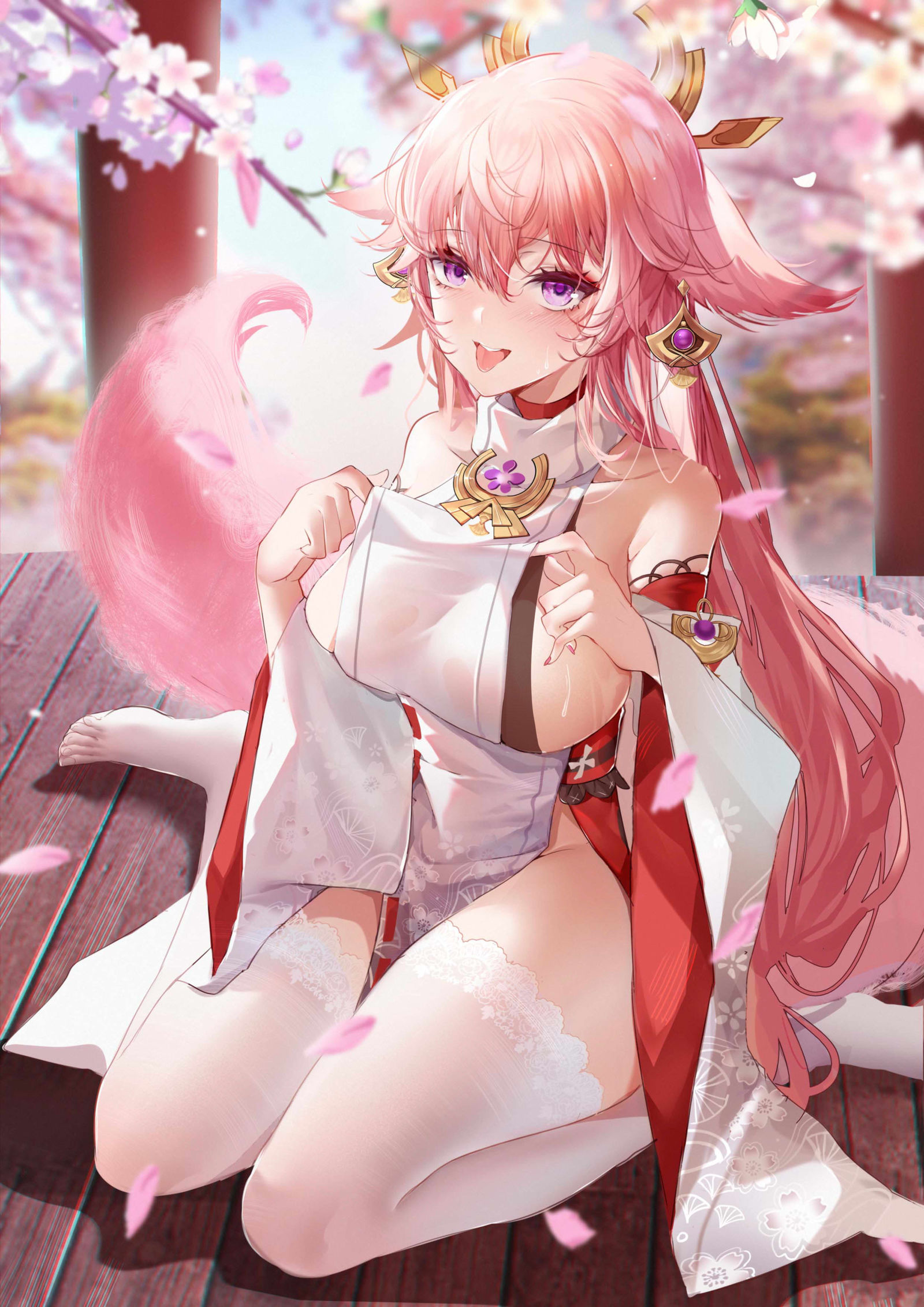二次元单人插图
