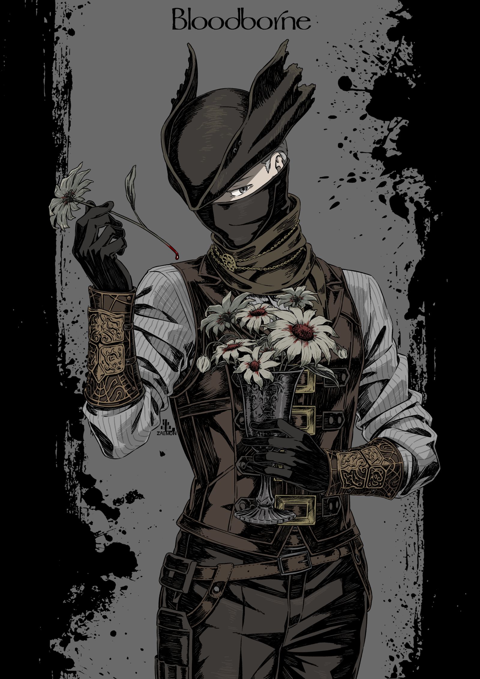 bloodborne log1插画图片壁纸