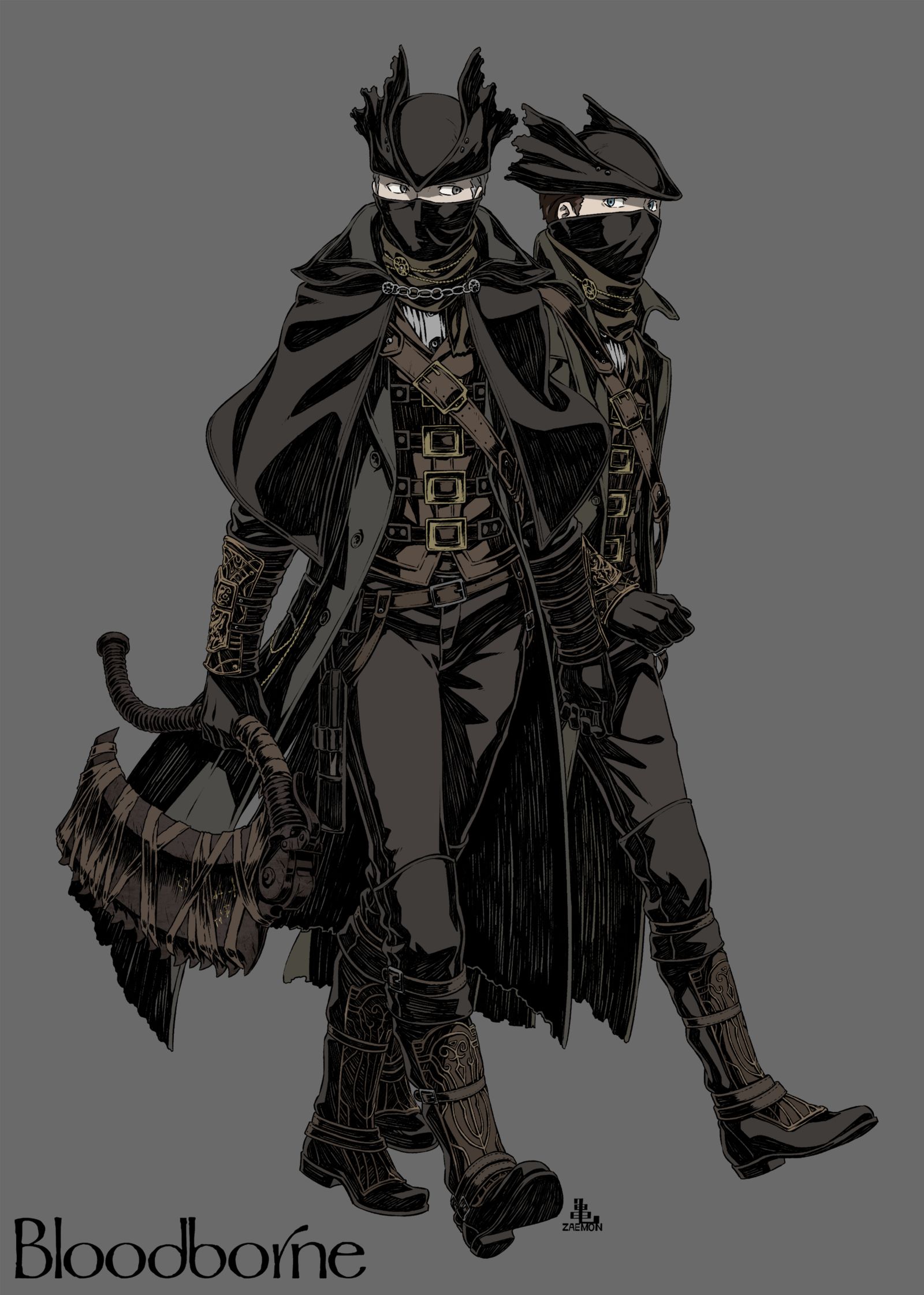 bloodborne log1插画图片壁纸