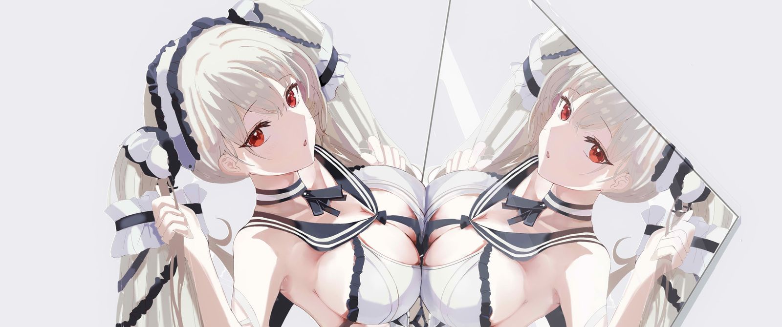 梳妆的大小姐插画图片壁纸 梳妆的大小姐插画图片壁纸