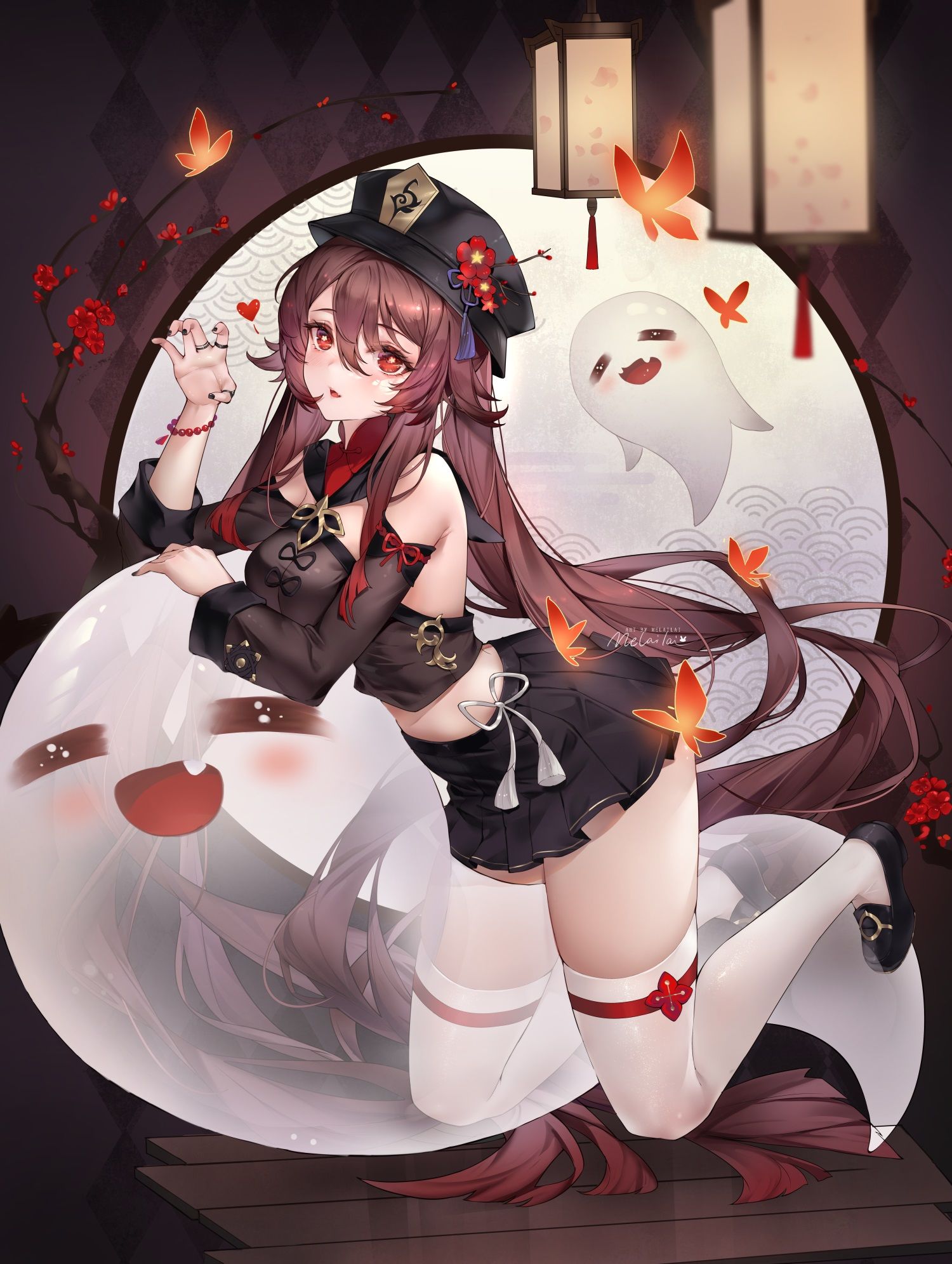 胡桃的小裙子插画图片壁纸 胡桃的小裙子插画图片壁纸