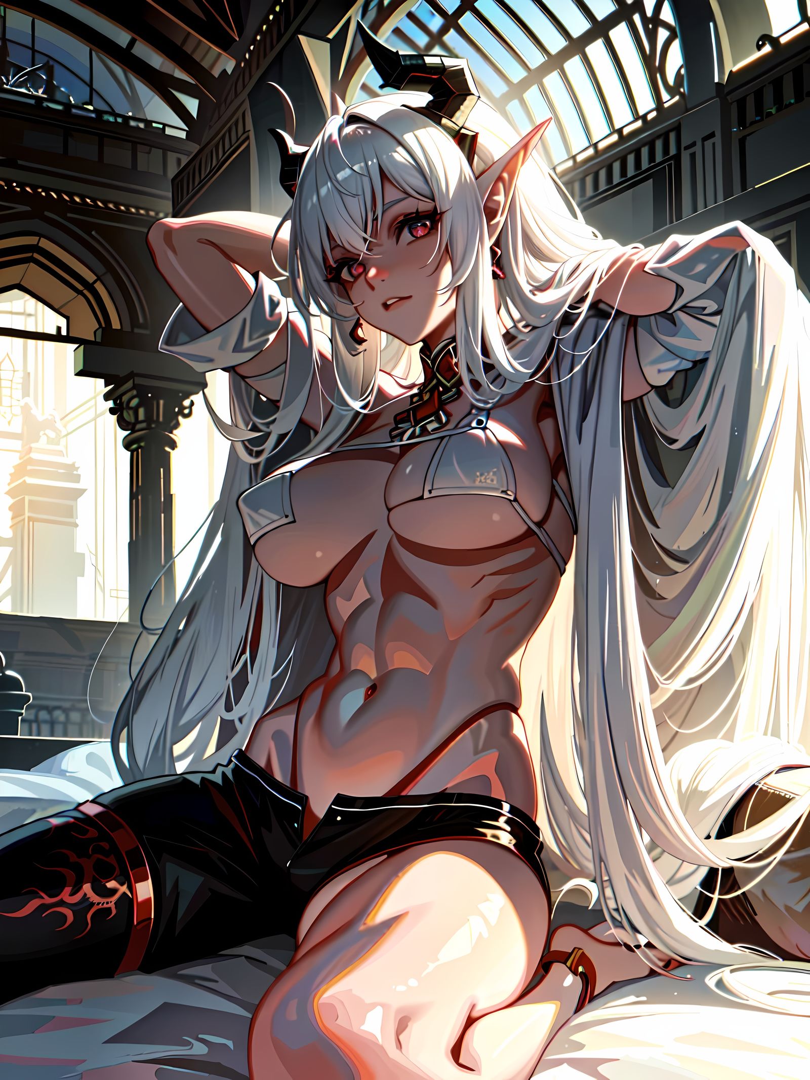 肌肉龙女插画图片壁纸 肌肉龙女插画图片壁纸