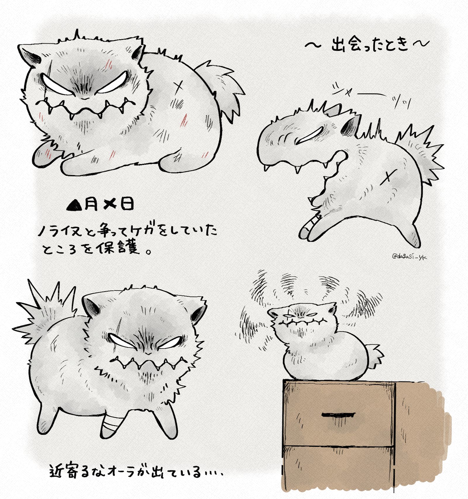 野猫BeforeAfter插画图片壁纸 野猫BeforeAfter插画图片壁纸