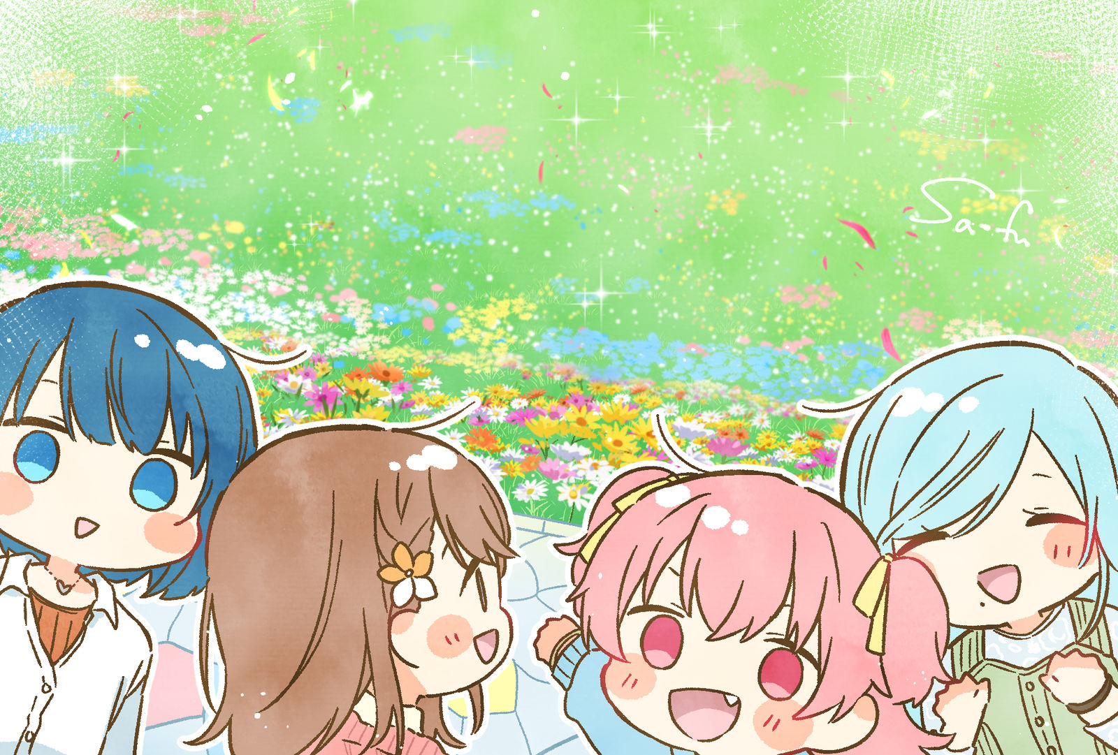 MORE MORE JUMP!插画图片壁纸 MORE MORE JUMP!插画图片壁纸