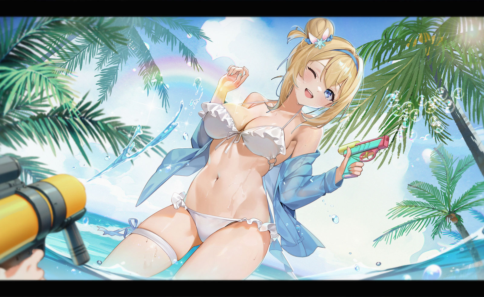 索米泳装外观kv解禁插画图片壁纸 索米泳装外观kv解禁插画图片壁纸