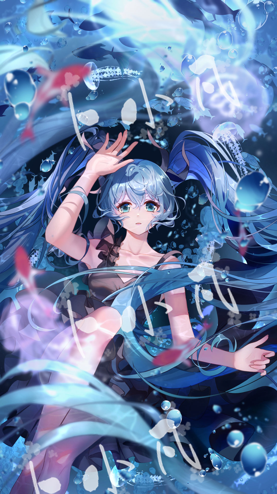 深海少女插画图片壁纸 深海少女插画图片壁纸