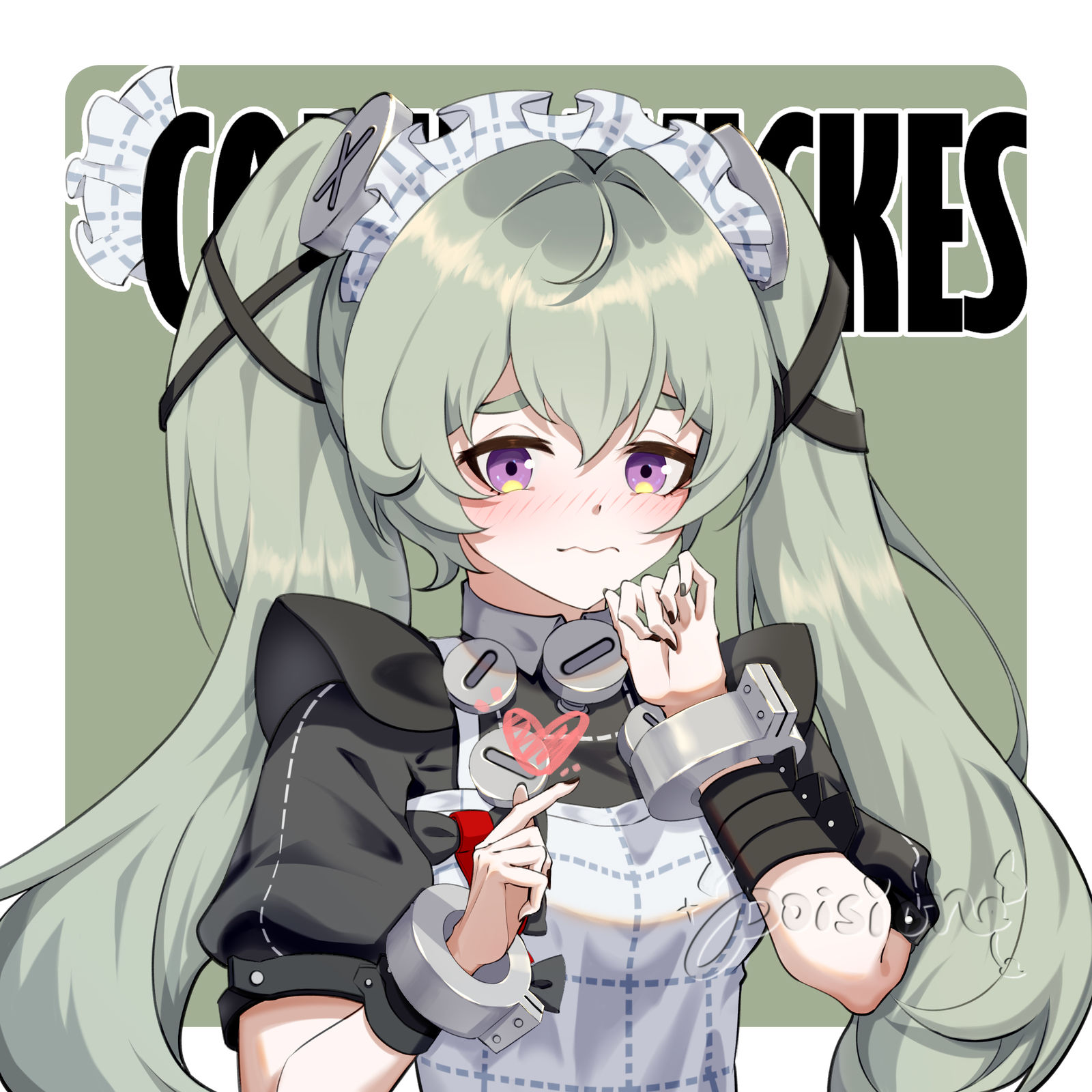 【可琳·威克斯】比心插画图片壁纸 【可琳·威克斯】比心插画图片壁纸