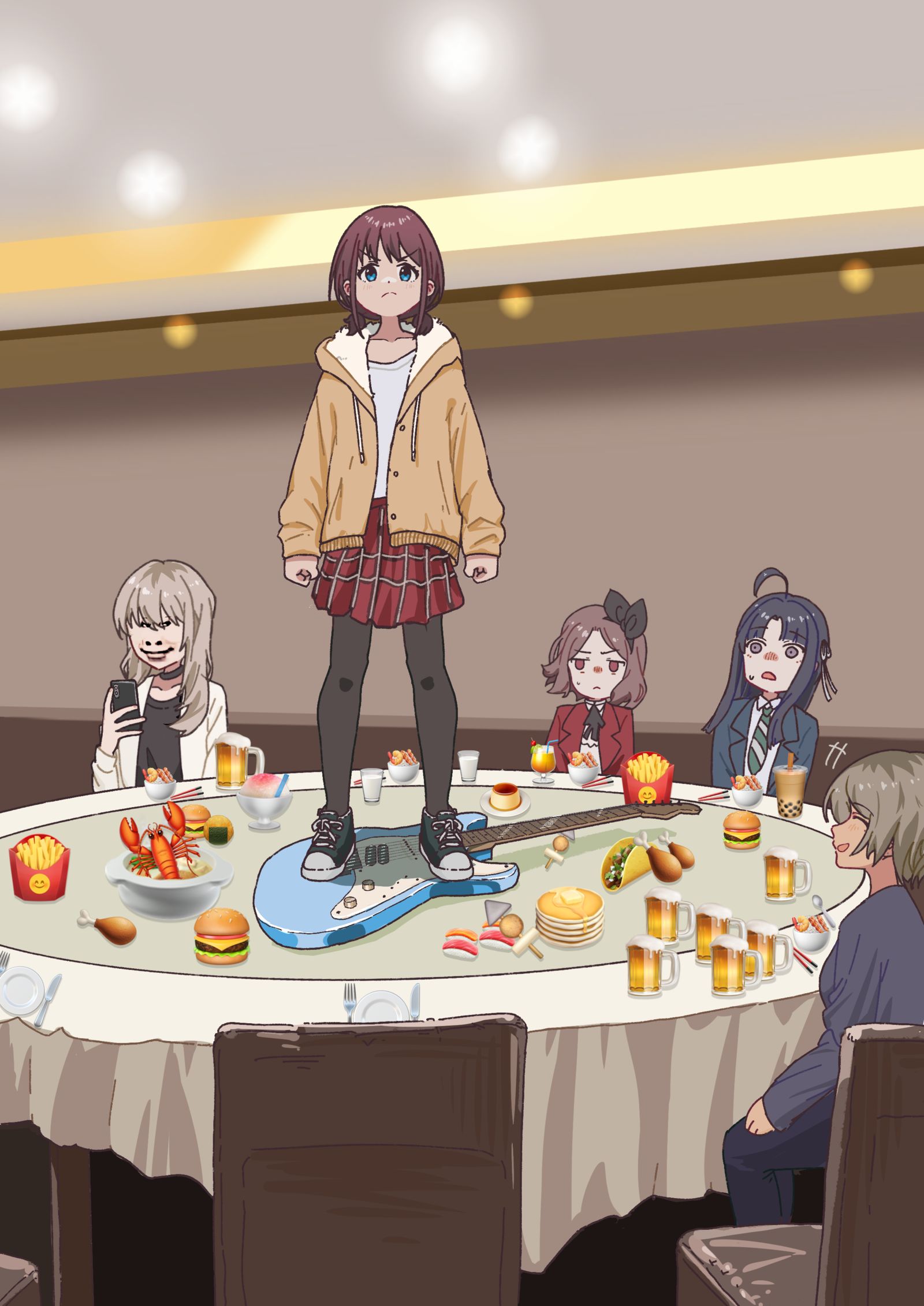 小孩姐立正了插画图片壁纸 小孩姐立正了插画图片壁纸