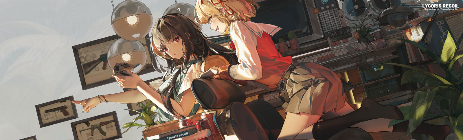 千束×泷奈插画图片壁纸 千束×泷奈插画图片壁纸