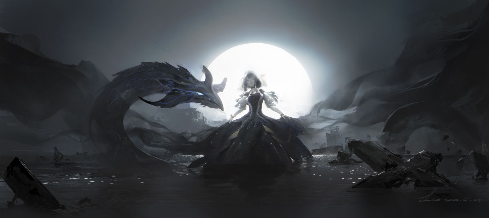 【板绘】游戏王·“封锁世界的冥神”牌佬唯一指定对象插画图片壁纸 【板绘】游戏王·“封锁世界的冥神”牌佬唯一指定对象插画图片壁纸