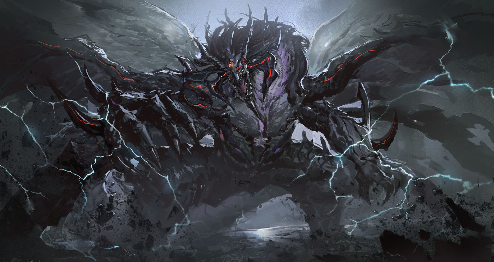 【板绘】游戏王·“真龙皇法·王·兽” 我的构筑里再也没有你了插画图片壁纸 【板绘】游戏王·“真龙皇法·王·兽” 我的构筑里再也没有你了插画图片壁纸