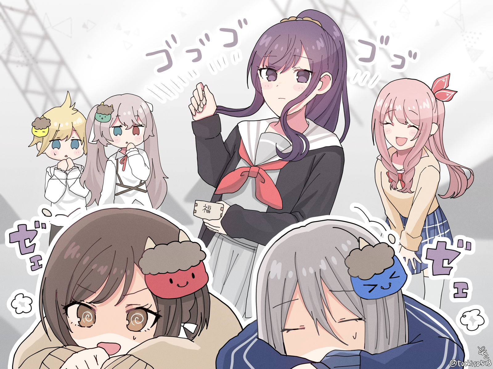 【Procea】节分语音kawaii插画图片壁纸 【Procea】节分语音kawaii插画图片壁纸