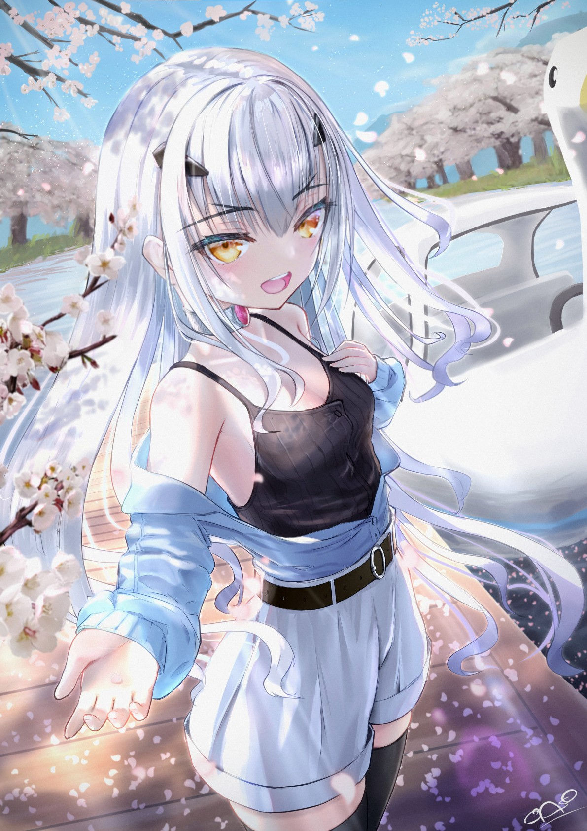 梅里什丁(赏花)插画图片壁纸 梅里什丁(赏花)插画图片壁纸