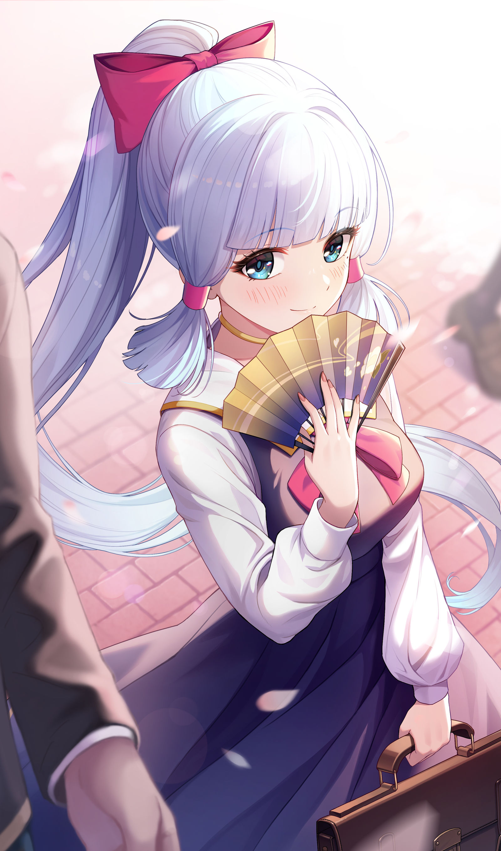 女子高生 神里綾華插画图片壁纸 女子高生 神里綾華插画图片壁纸