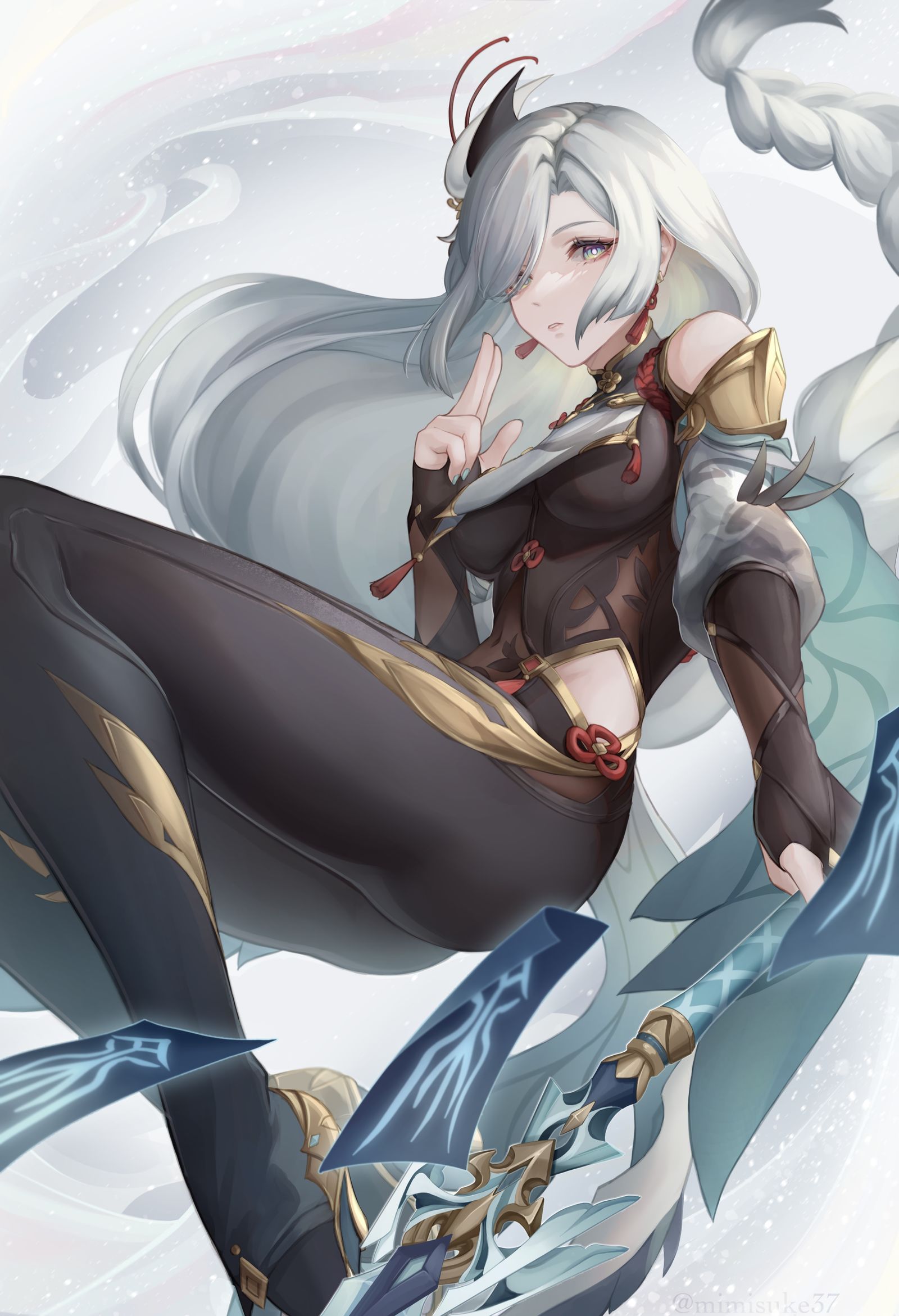 申鶴插画图片壁纸 申鶴插画图片壁纸