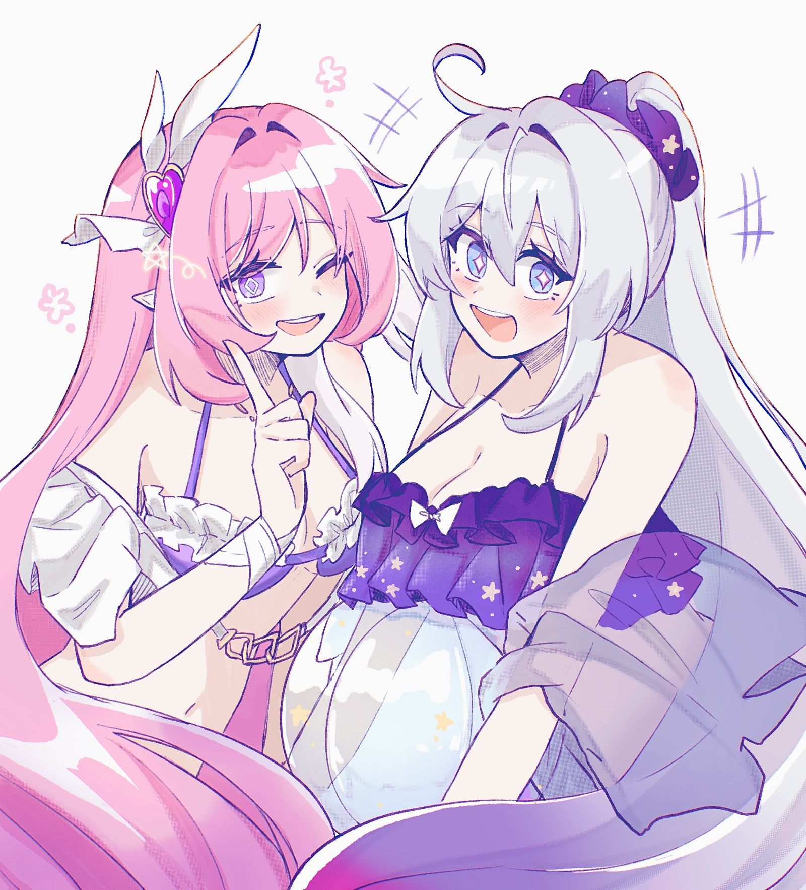 Elysia&kiana插画图片壁纸 Elysia&kiana插画图片壁纸