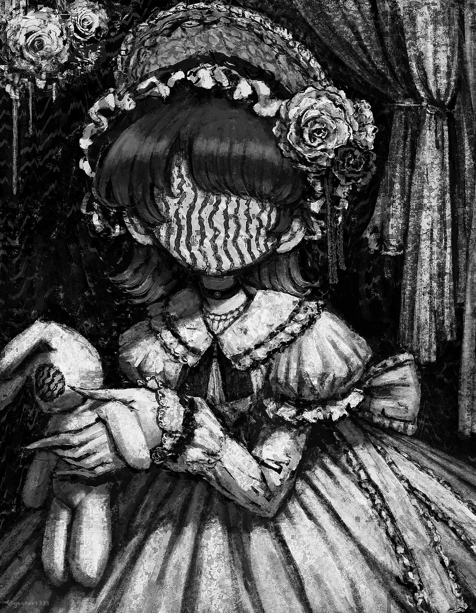 幽静娇〜化妆〜插画图片壁纸 幽静娇〜化妆〜插画图片壁纸