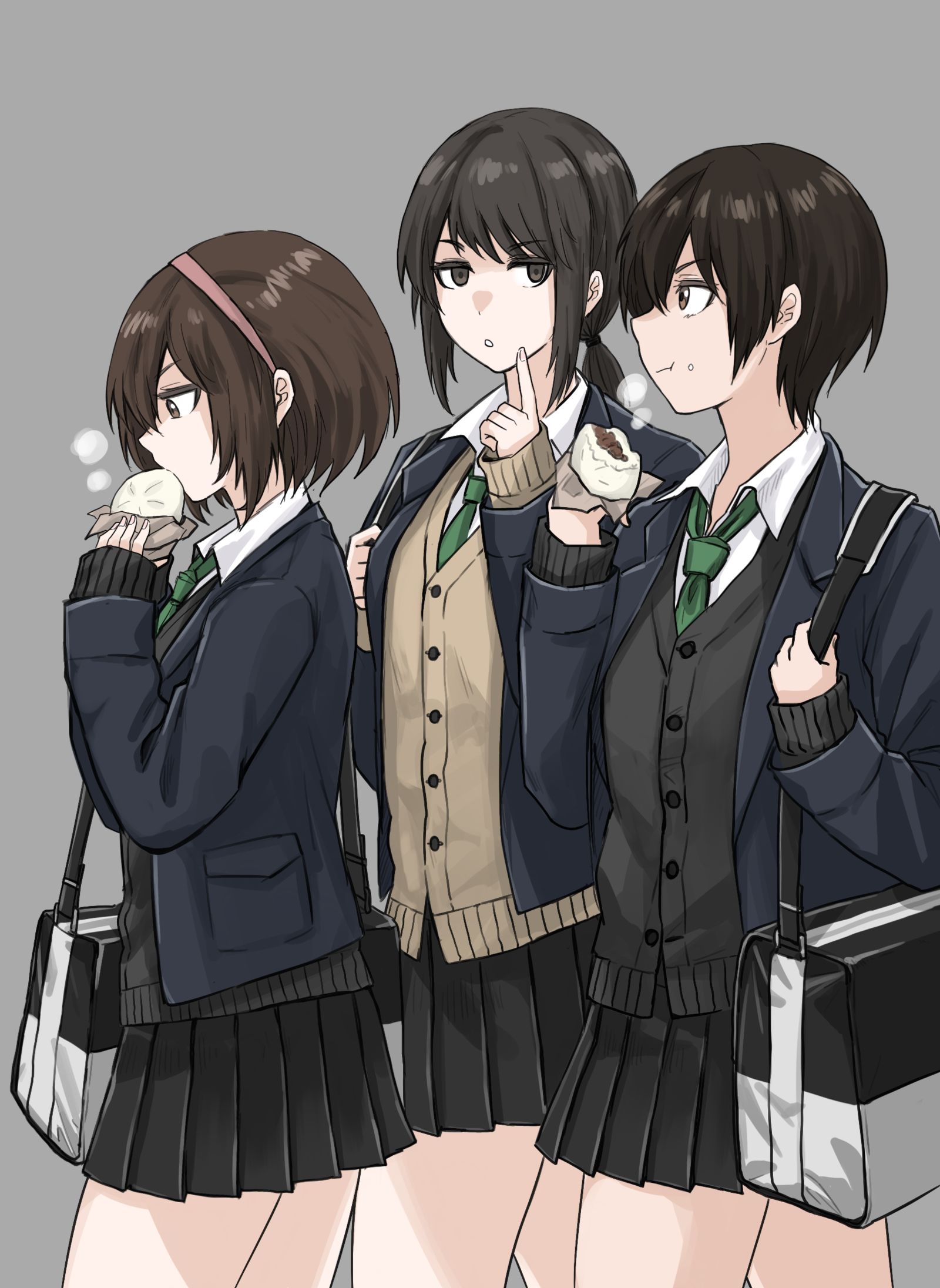 女排放学风景插画图片壁纸 女排放学风景插画图片壁纸