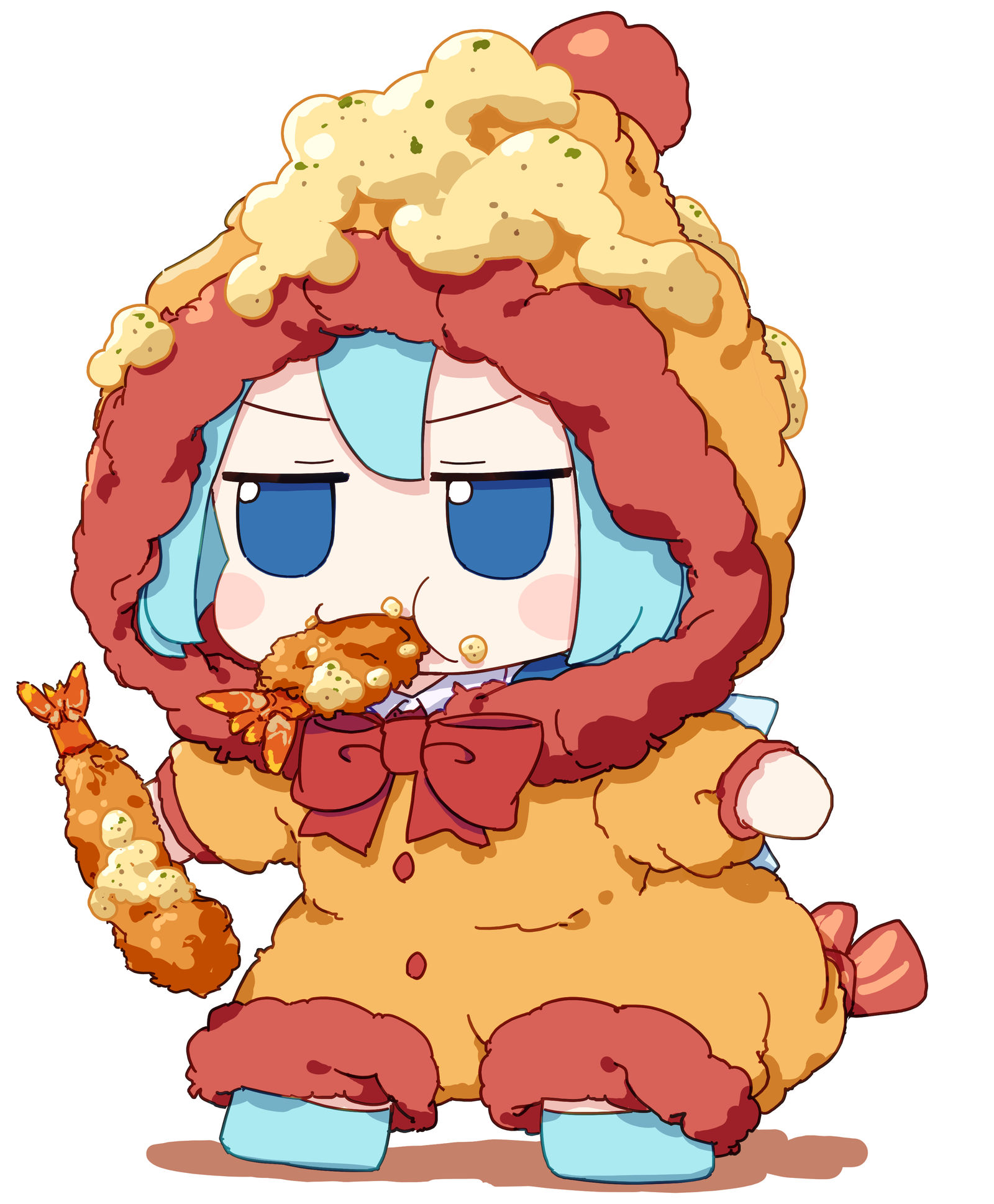 炸虾插画图片壁纸 炸虾插画图片壁纸