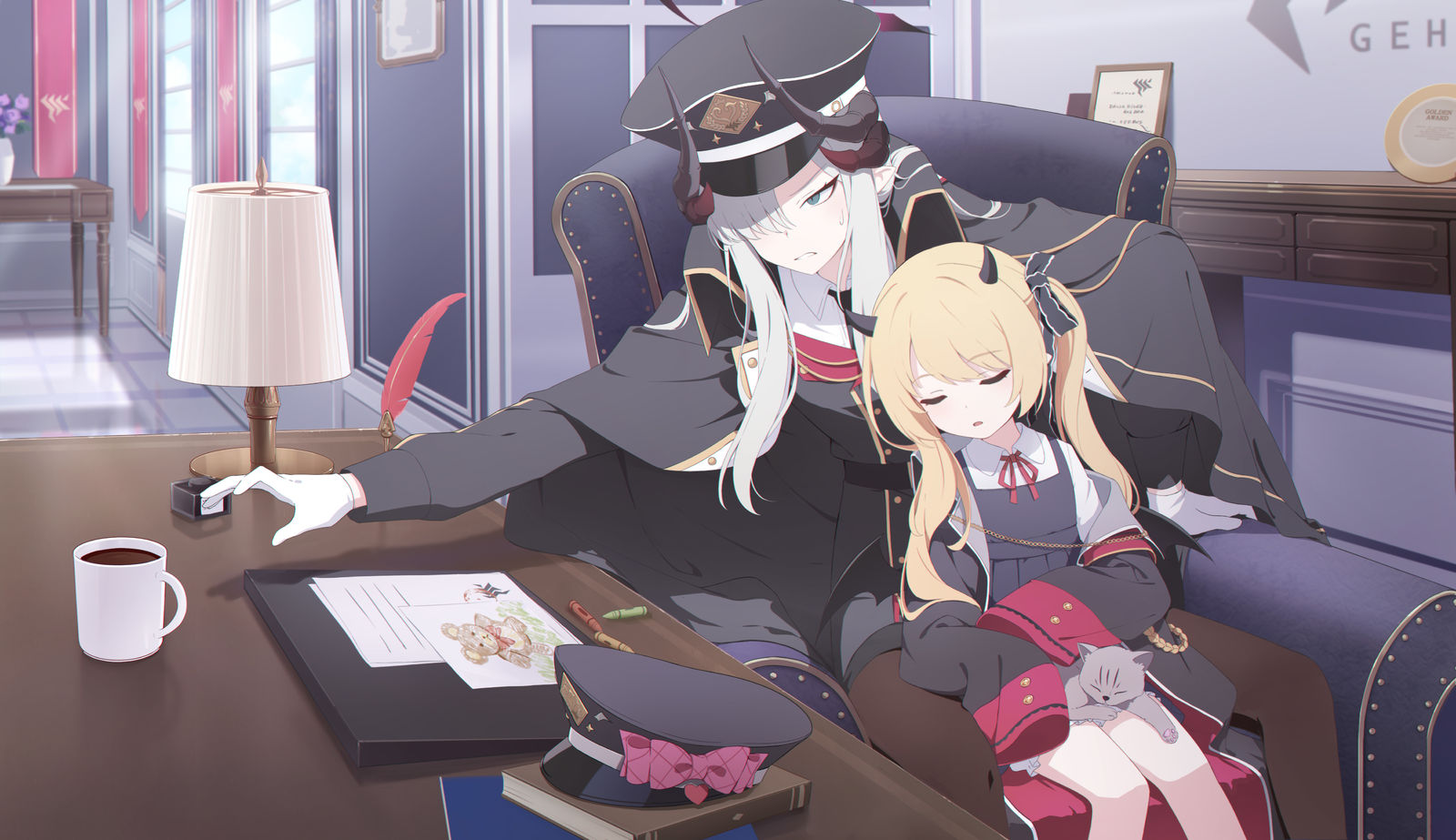 好想喝水。。插画图片壁纸 好想喝水。。插画图片壁纸