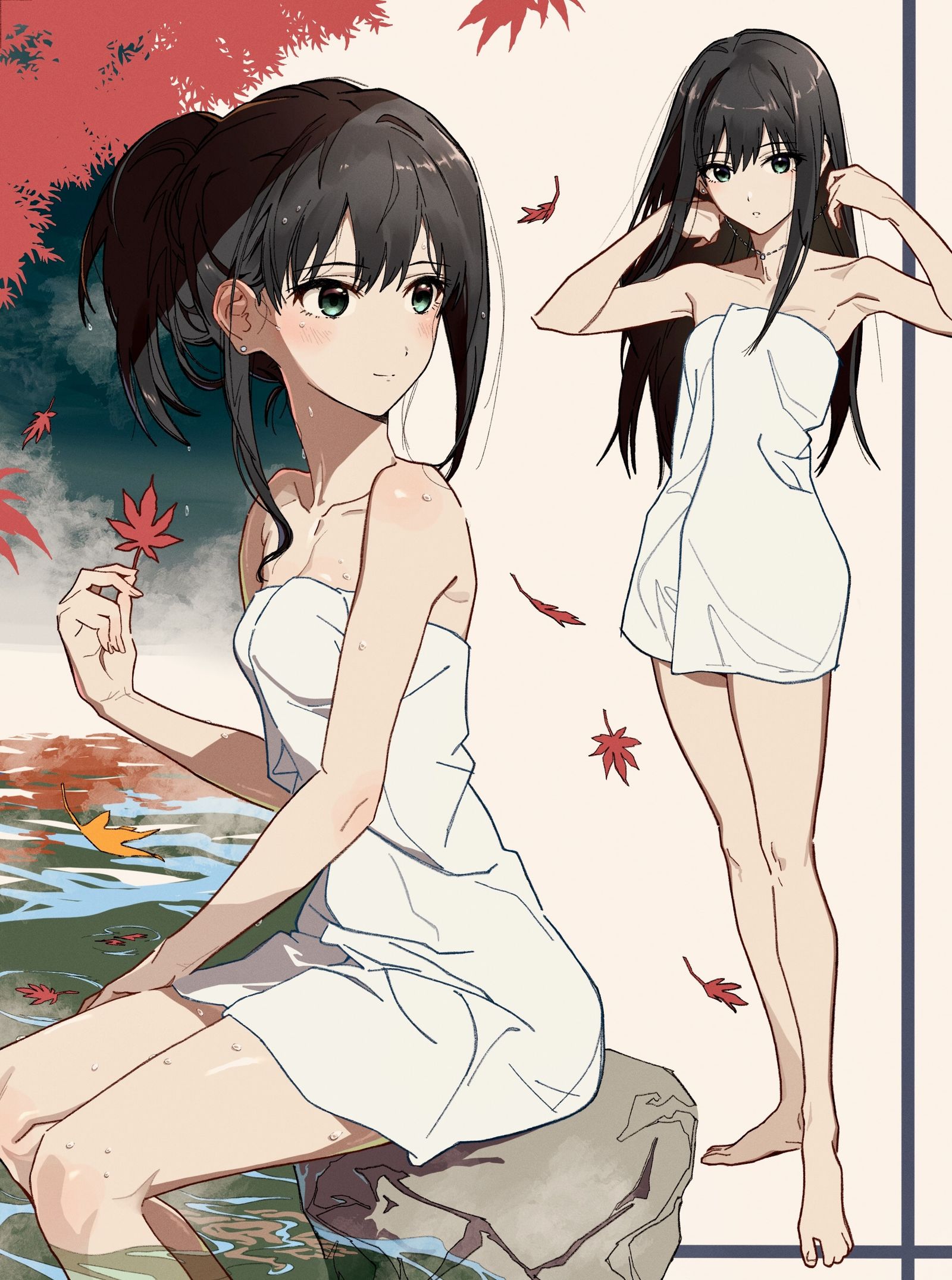 渋谷温泉插画图片壁纸 渋谷温泉插画图片壁纸