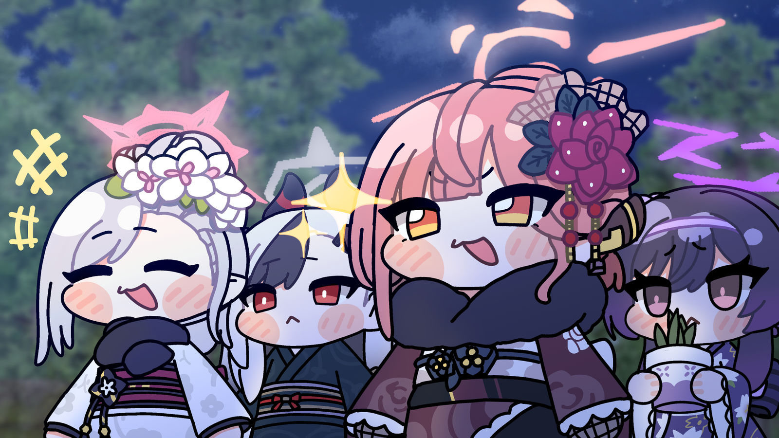 2024 Happy new year!!!!!!!!!!!!!插画图片壁纸 2024 Happy new year!!!!!!!!!!!!!插画图片壁纸