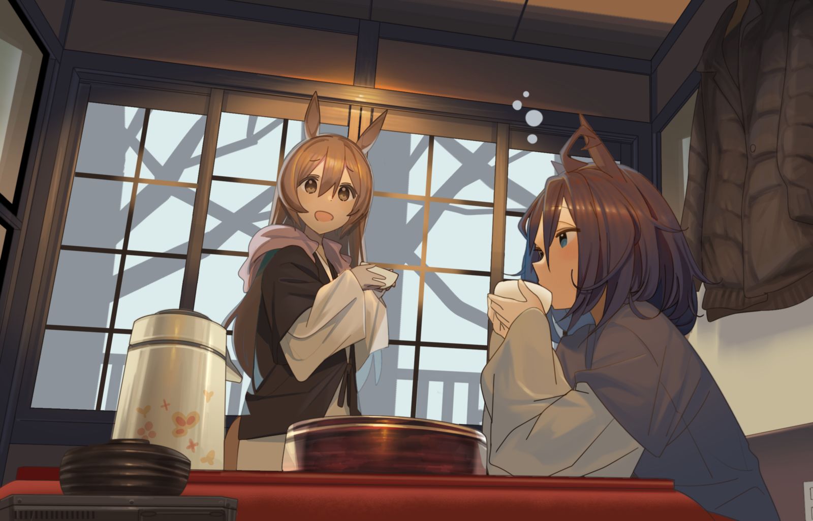 朝插画图片壁纸 朝插画图片壁纸