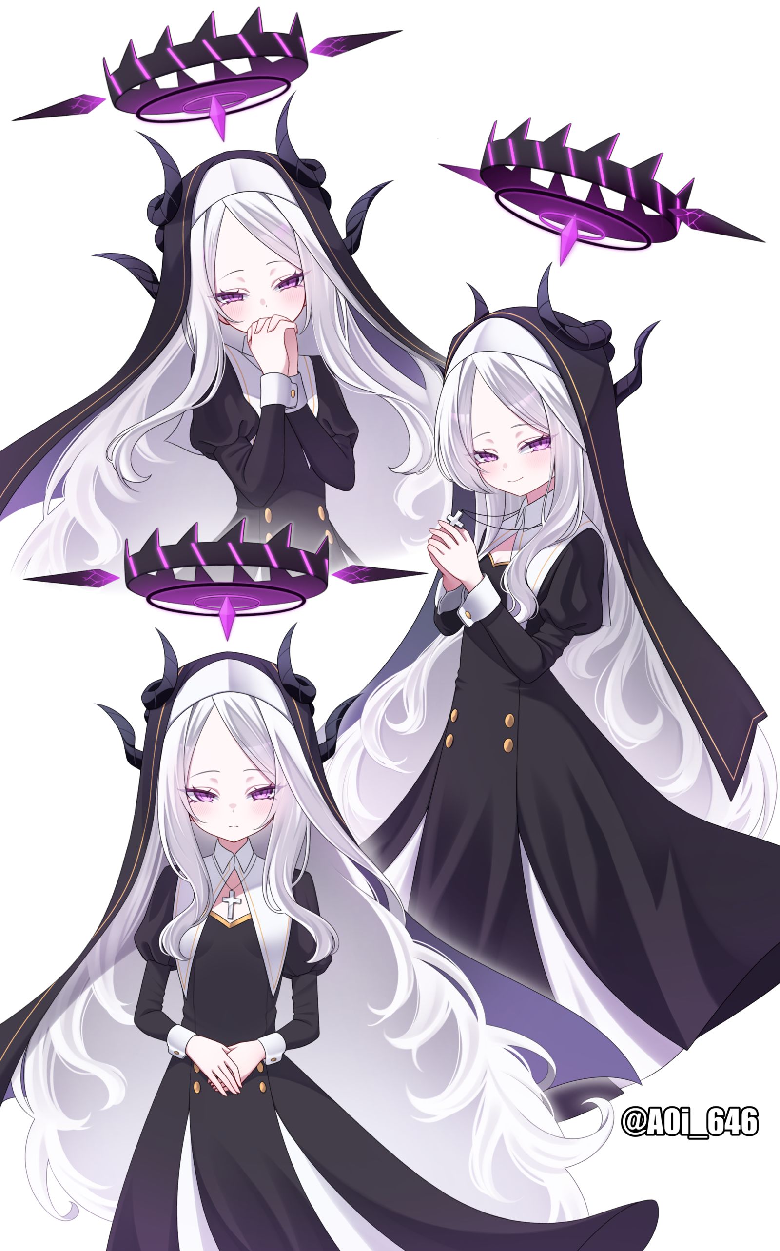 修女希娜插画图片壁纸 修女希娜插画图片壁纸