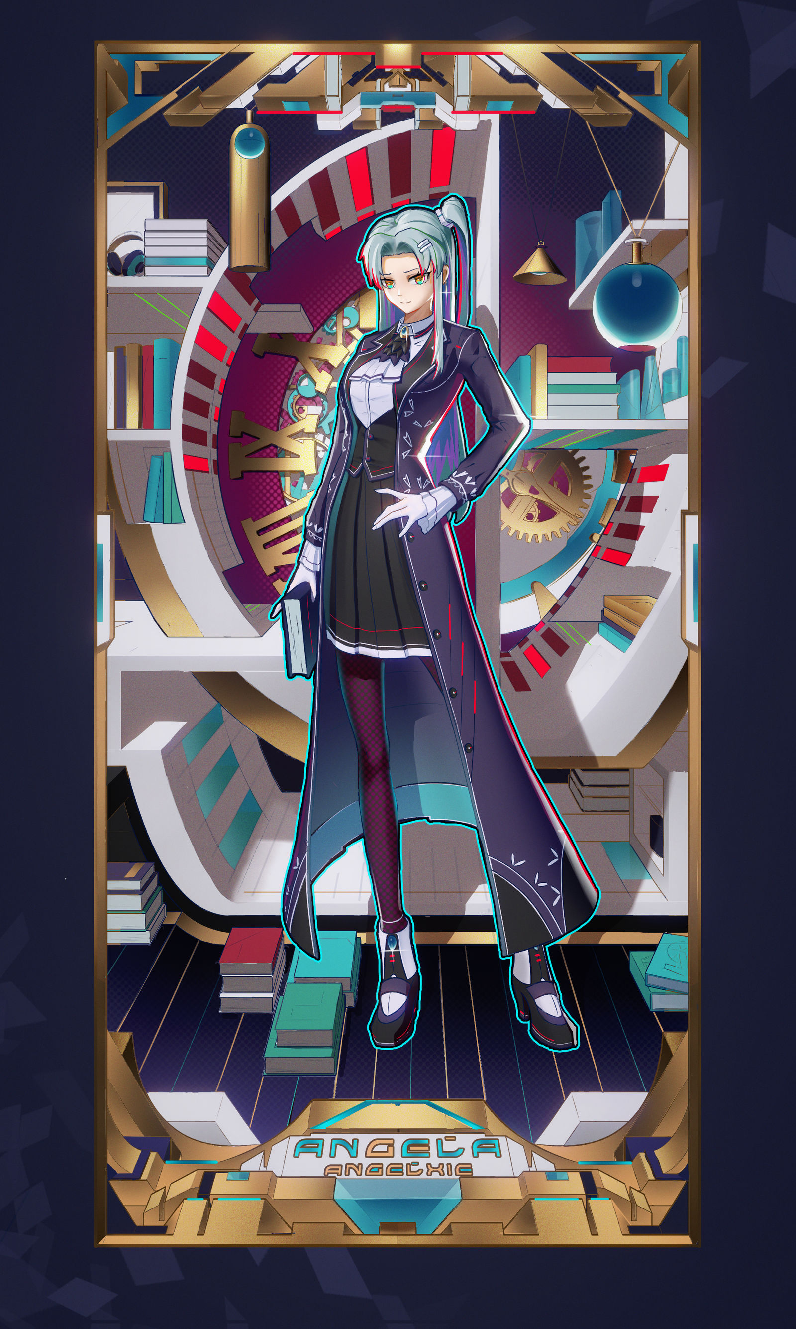 给以前的线稿上了色插画图片壁纸 给以前的线稿上了色插画图片壁纸