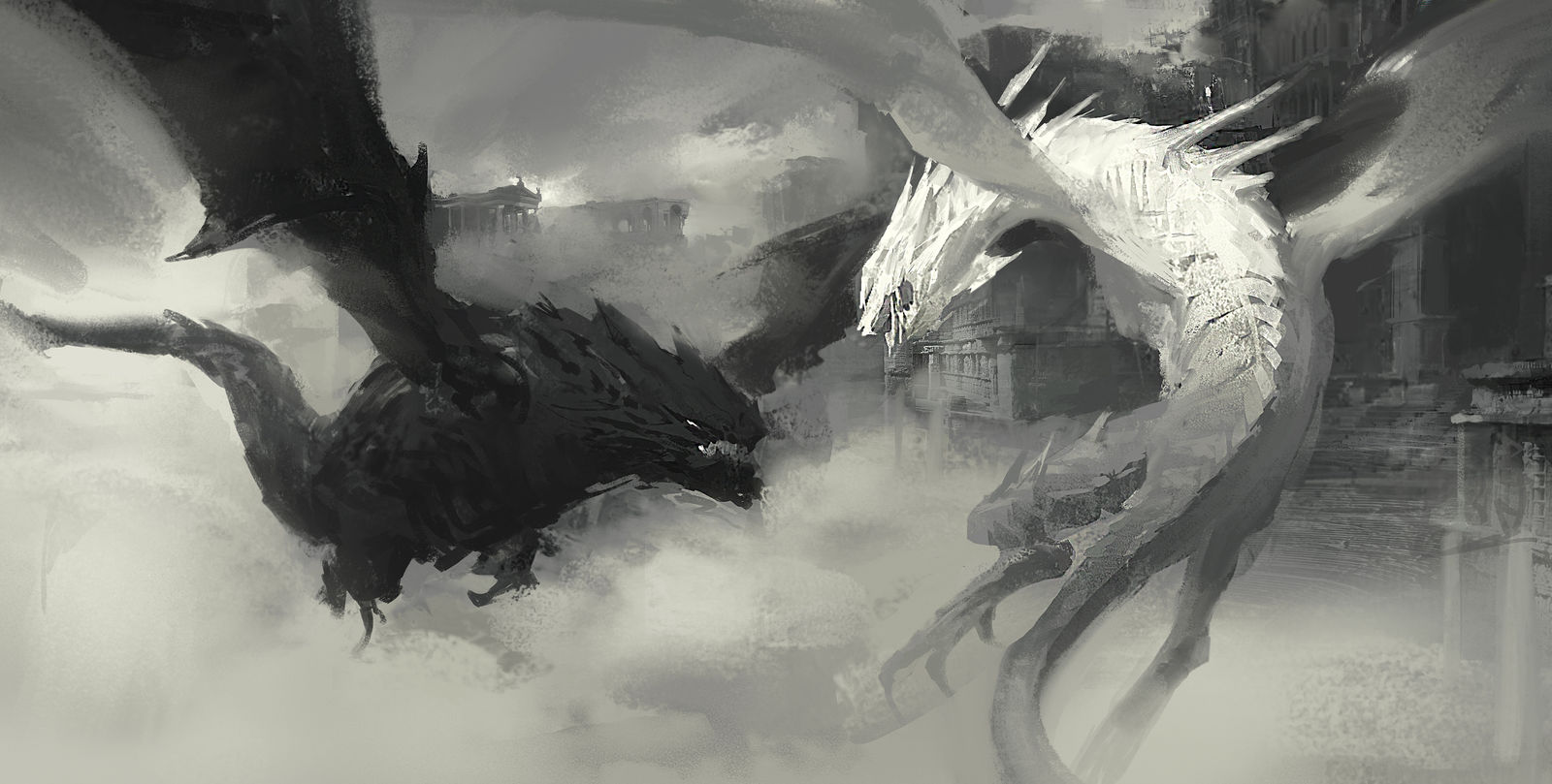 《龙族》黑王之死·雨落狂流之暗·白王的叛乱插画图片壁纸 《龙族》黑王之死·雨落狂流之暗·白王的叛乱插画图片壁纸